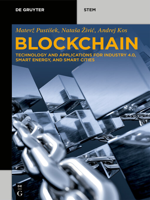 Title details for Blockchain by Matevž Pustišek - Available